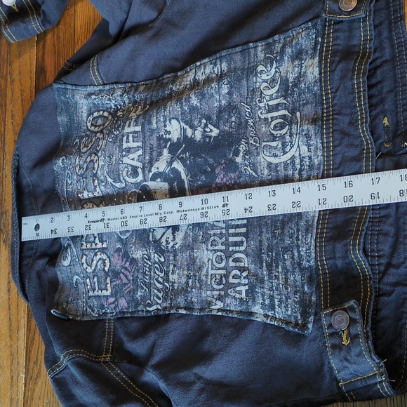 Coffee jean jacket - Picture 6 of 6